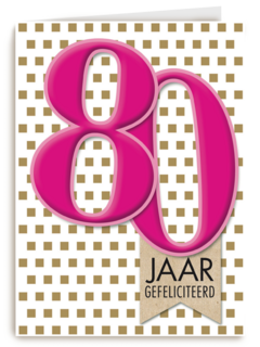 tachtig roze blokken