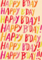 colourfull happy bday