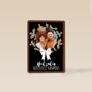 heel zalig kerstfeest met deze fotokaart