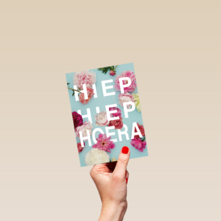 botanical kaart hiep hiep hoera
