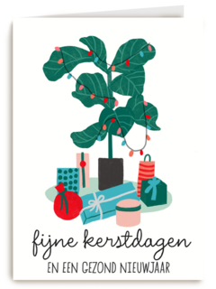 Kerstkaart Hip Gezond nieuwjaar