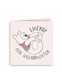 Hoera een kleindochter Winnie the Pooh kaart