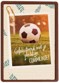 Gefeliciteerd met je plechtige communie