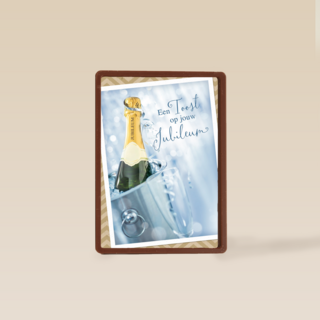 een toost op jouw jubileum champagne