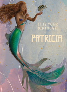 Little Mermaid kaart it is your Birthday