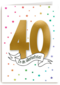 Verjaardagskaart 40 en de allerliefste