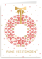 Kerstkaart zakelijk Kerstkrans