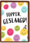 Geslaagd Topper smilies