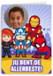 Marvel kaart jij bent de allerbeste