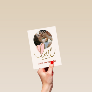 Love you so much fotokaart