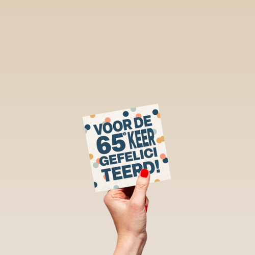 Voor de 65e keer gefeliciteerd