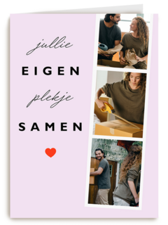 samenwonen fotokaart eigen plekje