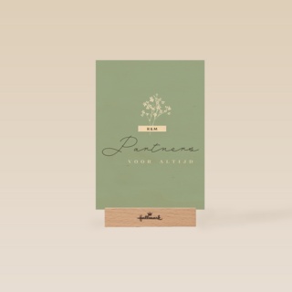 partners voor altijd met deze mooie kaart