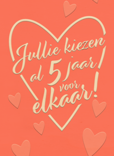 Jullie kiezen al 5 jaar voor elkaar