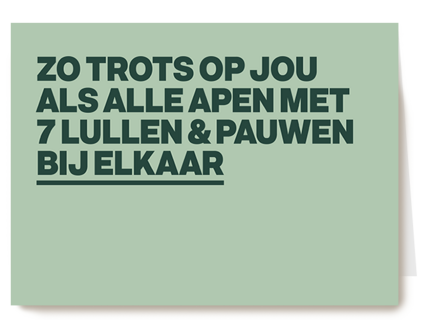 andC Zo trots op jou
