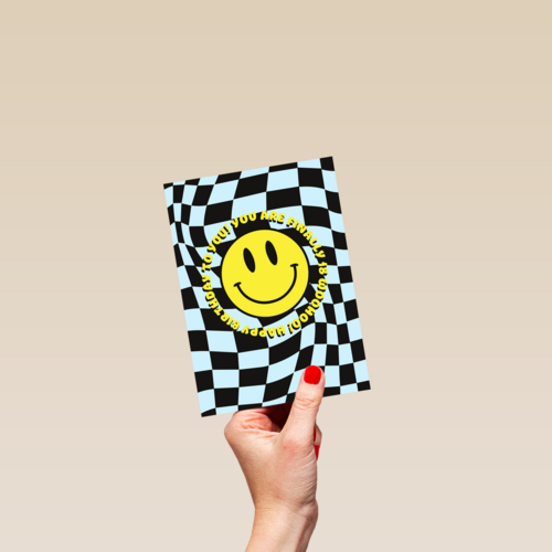 smiley birthdaycard 18 years