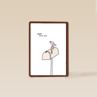 Zomaar kaart post voor jou