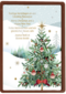 Kerstboom meertalige kerstwens