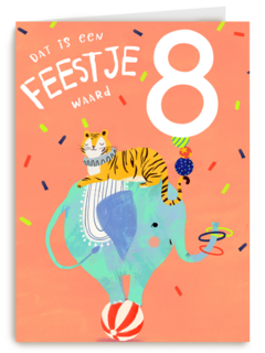 Dat is een feestje waard verjaardagskaart
