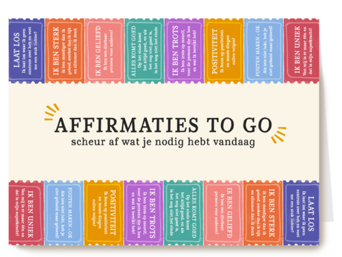 Affirmaties to go