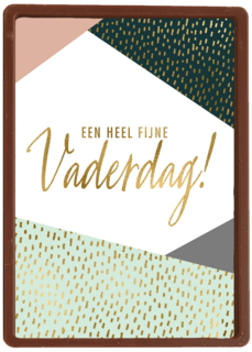 Vaderdag kaart stijlvol een heel fijne vaderdag