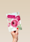 Beterschapskaart vrouw Bloemen Van harte beterschap