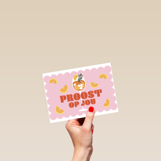 Verjaardagskaart Proost Op Jou Cocktail