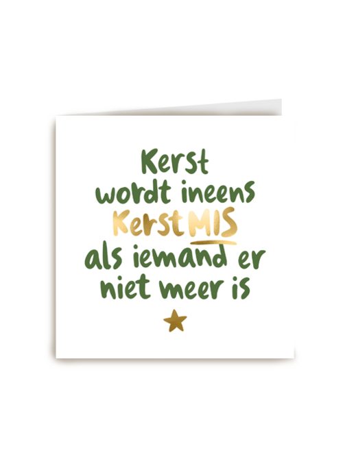herinnering kerst wordt kerstmis als iemand er niet is