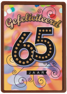 leeftijd vijfenzestig gefeliciteerd