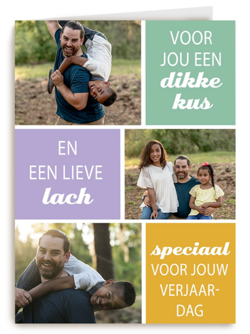 fotokaart verjaardag man 3 fotos