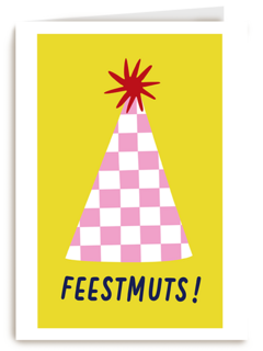 Verjaardagskaart Feestmuts