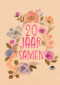 Huwelijksjubileum 20 jaar samen