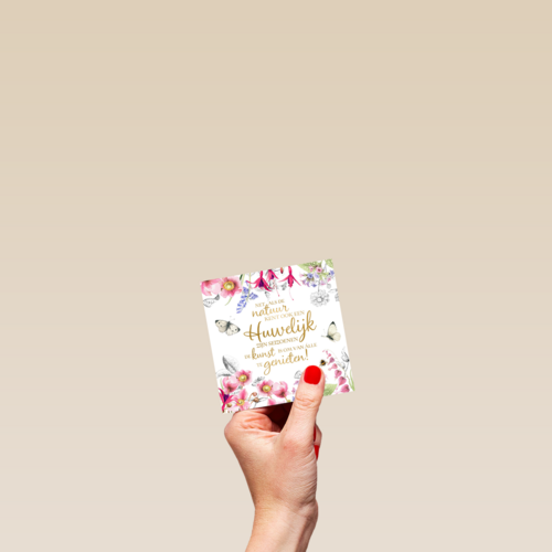 Kaart flowers by Marjolein Bastin Een huwelijk kent ook seizoenen