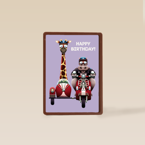 Happy Hippo Giraffe Birthday
