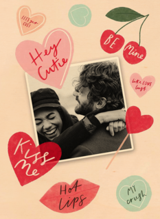 Valentijn fotokaart Hey cutie