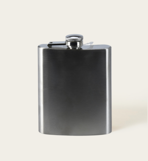 Heupfles Zilver