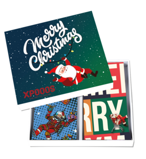 XPOOOS Sokken Cadeauset Merry Christmas