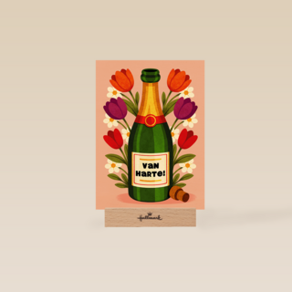 Verjaardag Bloemen En Champagne