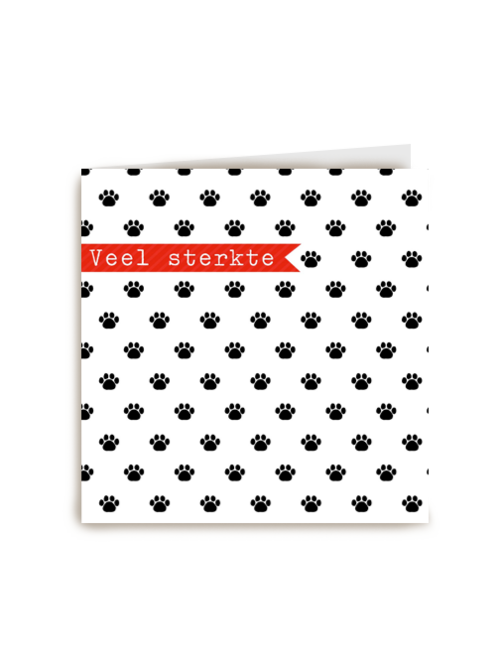 patroon dierenpootje veel sterkte