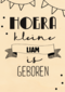 hoera jullie kleine is geboren