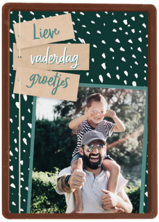 vaderdag fotokaart lieve vaderdag groetjes