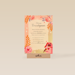 Huwelijksjubileum Zilveren bruidspaar More than Words