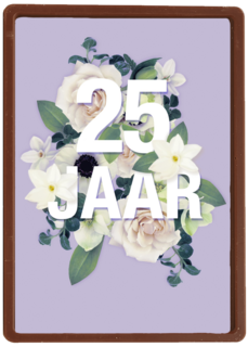 boeket voor vijfentwintig jaar