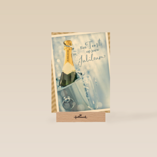 een toost op jouw jubileum champagne