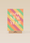 Nieuwjaar kaart happy new year