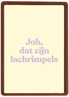 verjaardag kaart lachrimpels