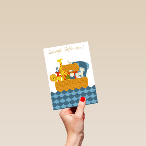 Gedoopt gefeliciteerd noach