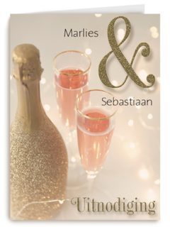 champagne uitnodiging