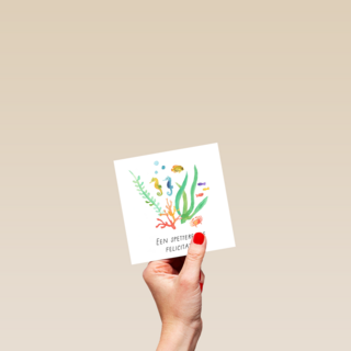 Verjaardagskaart een spetterende felicitatie