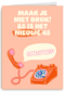 Verjaardagskaart 65 is het nieuwe 45